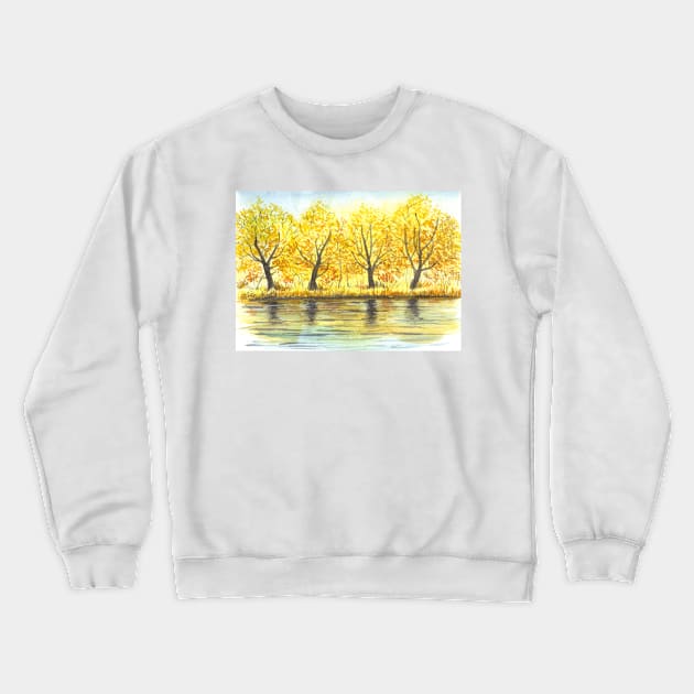 Autumn trees Crewneck Sweatshirt by katerinamk